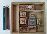 Horses Rubber Stamp Set 