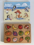 Peg Puzzles - Bluey & Fruit/Vegetables