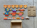 Inset Puzzle - Dress Up Mrs Bear