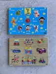 Peg Puzzles - Bananas In Pyjamas & Play School