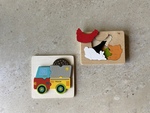 Inset Puzzles - Truck & Chicken
