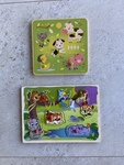 Peg Puzzles - Farm Animals & Jungle  Animals