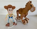 Toy Story Pull-Along Woody & Bullseye 