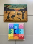 Inset Puzzles - Animals at Sunset & Interlocking Blocks
