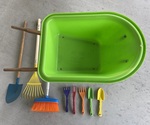 Big Green Wheelbarrow Gardening Set  #2 