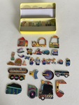 Magnetic Trucks Travel Box 