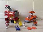 Paw Patrol - Marshall Firetruck and Zuma Hovercraft 