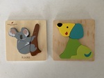 Mini Inset Puzzles - Dog & Koala 