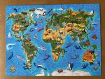 Floor Puzzle - CraZart World Map