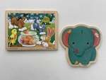 Tray Puzzles - Pets & Elephant