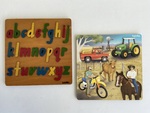 Inset Puzzles - Qld Cursive Alphabet & Farm 