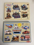 Peg Puzzles - Thomas & Vehicles with Sounds 