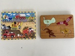 P2 007: Peg Puzzles - Vehicles & Animal Dreaming 