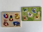 Knob Puzzles - Toys & Safari Animals 