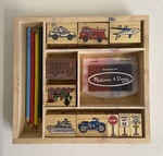 E2 027: Vehicles Rubber Stamp Set 