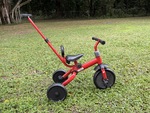 A4 045: Red Convertible Trike with Handle 