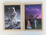 Tray Puzzles - Astronaut & Telescope 