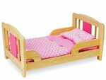 Wooden Doll Bed