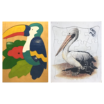 16pc Wooden Puzzles - Pelican & Toucan