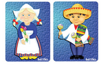 Tuzzles Mexican Man and Dutch Woman Wooden Puzzles