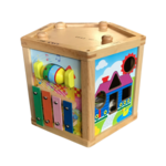Wooden Activity Pentagon Box