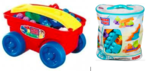 MegaBloks Wagon & No Count Bag of Bloks