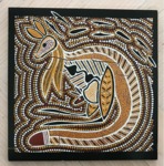 Wooden Kangaroo Dreaming Puzzle