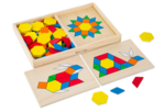 Melissa & Doug Pattern Blocks and Boards - NO COUNT TOY