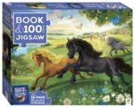 108pc Puzzle, Book & Horse Figurine - Black Beauty 