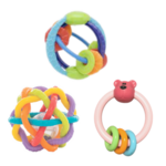 Set of Three Rattles