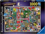 Ravensburger 1000pc Puzzle - Awesome Alphabet E is for...