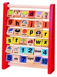 Green Forest Wooden Alphabet Abacus 
