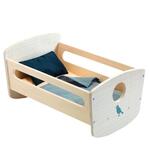 Doll's Blue Night Rocking Bed