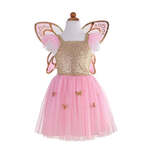 Gold Sequins Butterfly Dress & Wings, Size 5-7