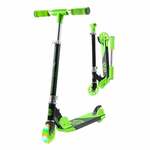 Core Kids Foldy Scooter, Green with LED wheels