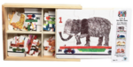 Eric Carle 4x12pc Puzzles - 1, 2, 3 To The Zoo
