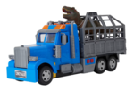 Dinosaur Transport Truck with Triceratops Family