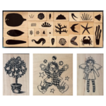 Mixed Wooden Stamp Set