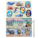 Peg & Magnetic Animal Puzzles