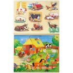 Farm Peg Puzzles