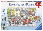 Ravensburger 2x24pc Puzzle - Heroes in Action