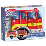 24pc Floor Puzzle - Giant Fire Truck 