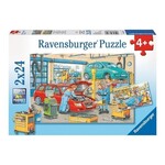 Ravensburger 2x24pc Puzzle - Repair Shop & Gas Station