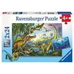Ravensburger 2x24pc Puzzle - Prehistoric Giants