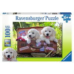 Ravensburger 100pc XXL Puzzle - Traveling Pups