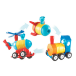 1-2-3 Build It! Rocket-Train-Helicopter