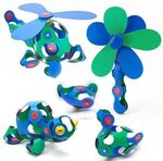 Clixo, crew pack : green & blue