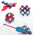 Clixo, itsy pack : flamingo & turquoise