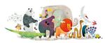 Djeco 36pc Floor Puzzle - Animal parade