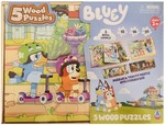 Bluey 5 wooden puzzles